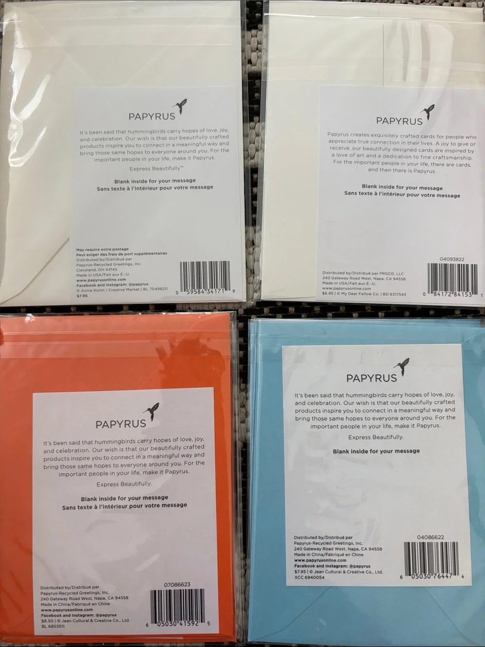 🆕Papyrus Greeting Cards Bundle, Various Occasions, 12 Pieces